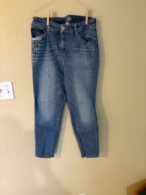 Time and Tru Women's Skinny Jeans in Faded Blue Wash